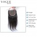 Brazilian Hair 5x5 Lace Closure Pieces,Straight,Natural Color,Free/Middle/3 Part